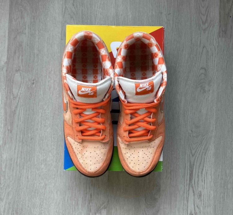 Size 12 - Nike Dunk Low Sb Concepts Orange Lobster Suede