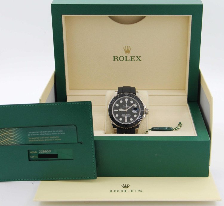 Rolex Yacht-master 42 White Gold Ref 226659 42mm Box Paper 11 2021 New