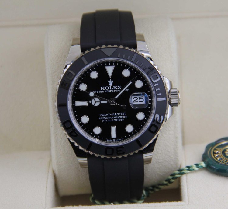 Rolex Yacht-master 42 White Gold Ref 226659 42mm Box Paper 11 2021 New