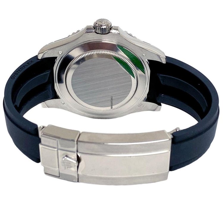 Rolex Yacht-master 42 White Gold Yacht-master 42 Watch - Black Dial - Oysterflex Strap