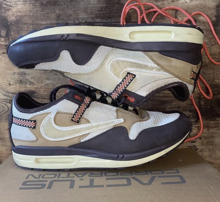 Size 12 5 - Travis Scott Nike Air Max 1 Baroque Brown