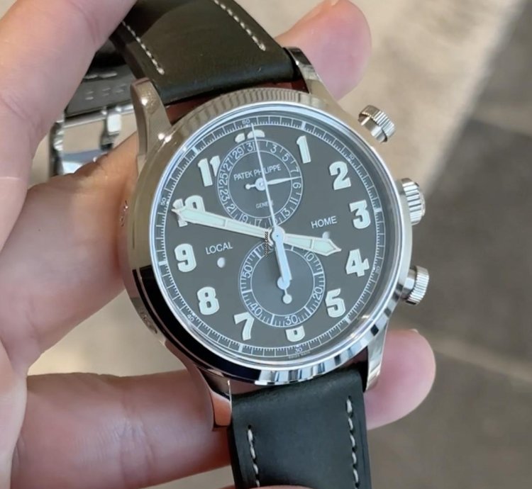 Patek Philippe Calatrava Pilot Travel Time Chronograph