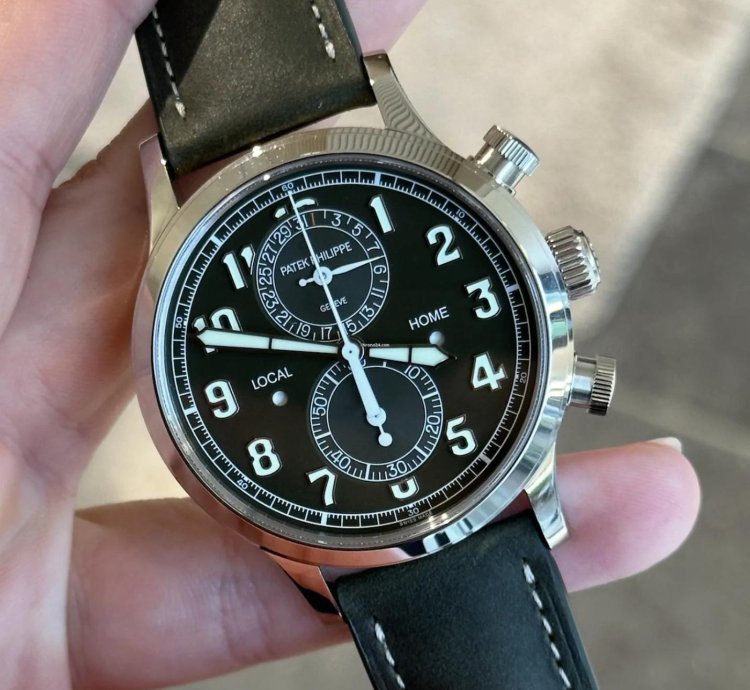 Patek Philippe Calatrava Pilot Travel Time Chronograph