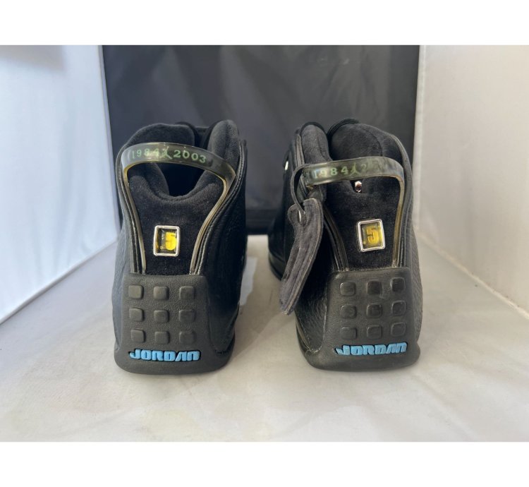 Air Jordan 18 5 Og Black Chrome Blue - 306890 002 Men Size