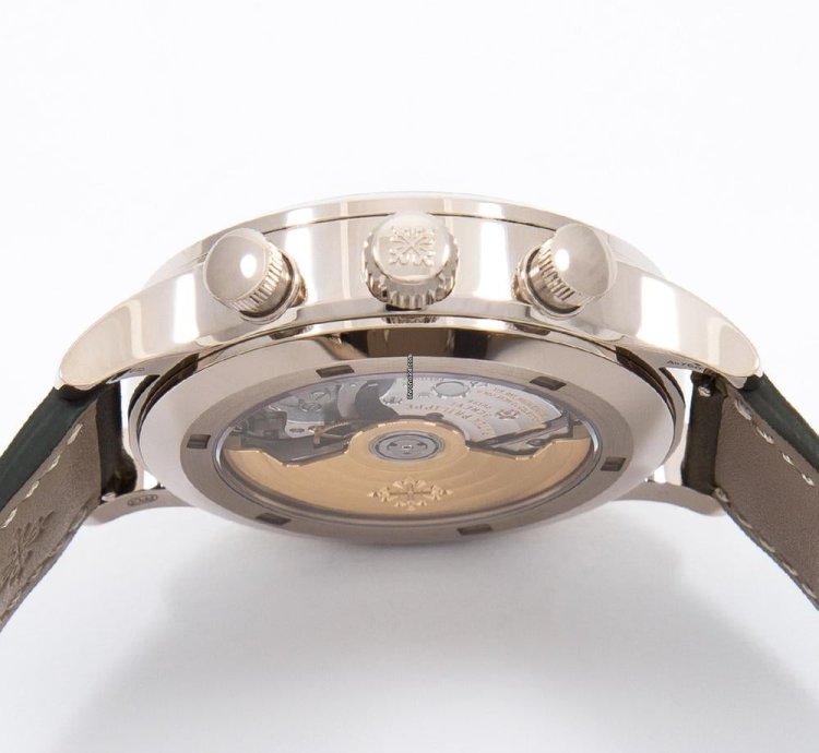 Patek Philippe Calatrava Pilot Travel Time Chronograph 11 2023 Top Condition Box Papers Vat