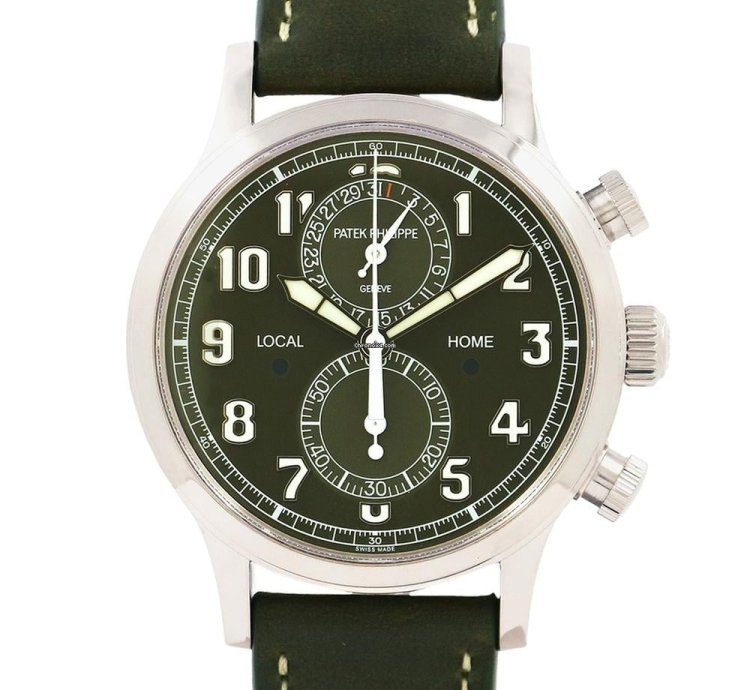 Patek Philippe Calatrava Pilot Travel Time Chronograph 5924g-010