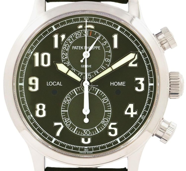 Patek Philippe Calatrava Pilot Travel Time Chronograph 5924g-010