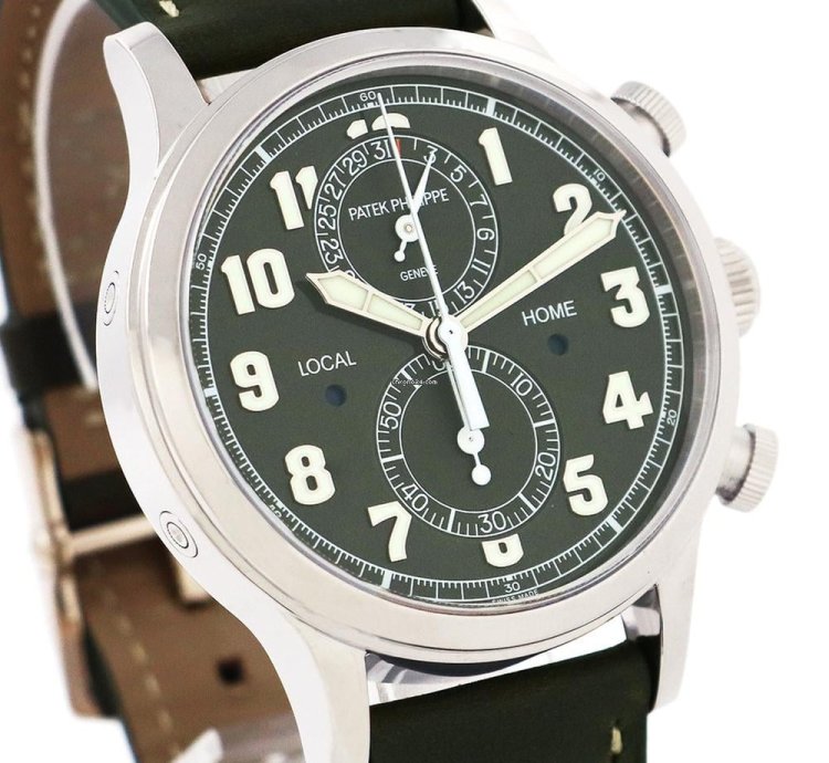 Patek Philippe Calatrava Pilot Travel Time Chronograph 5924g-010