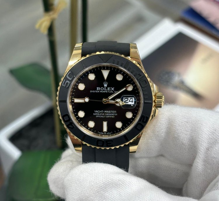 Rolex Yacht-master 42 Yellow Gold Oysterflex 226658 2024