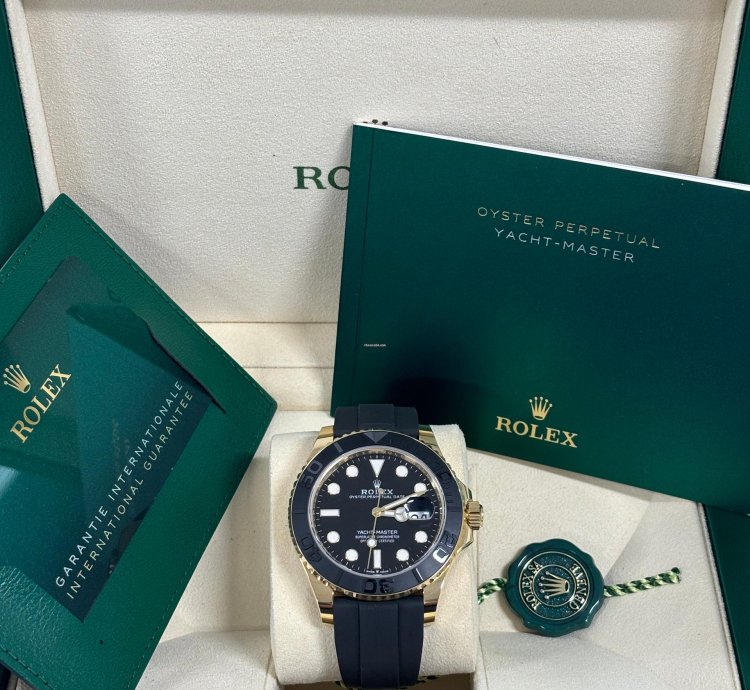 Rolex Yacht-master 42 Yellow Gold Oysterflex 226658 2024