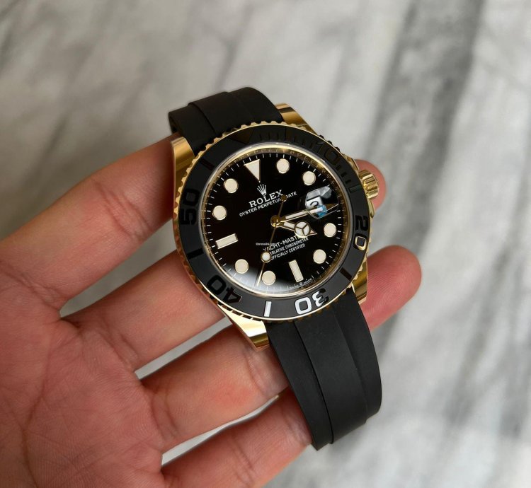 Rolex Yacht-master 42 Yellow Gold Oysterflex Bnib 2024