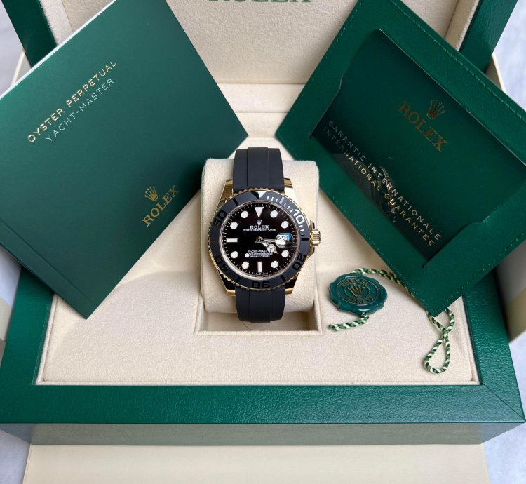Rolex Yacht-master 42 Yellow Gold Oysterflex Bnib 2024