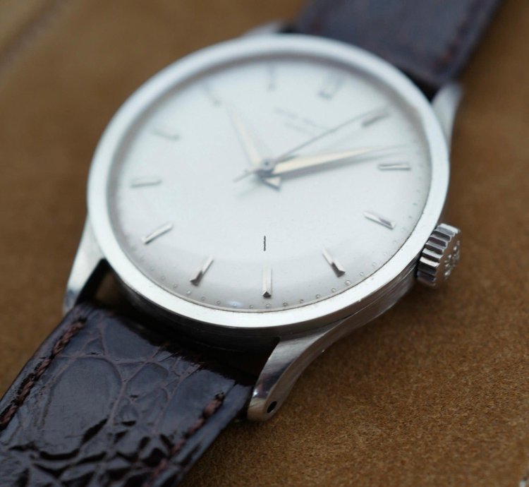 Patek Philippe Calatrava Platinum Calatrava Watch Ref 570 With Archive