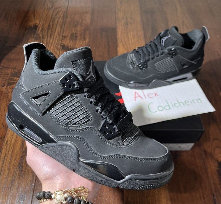 Size 5 5y 7w - Air Jordan 4 Black Cat