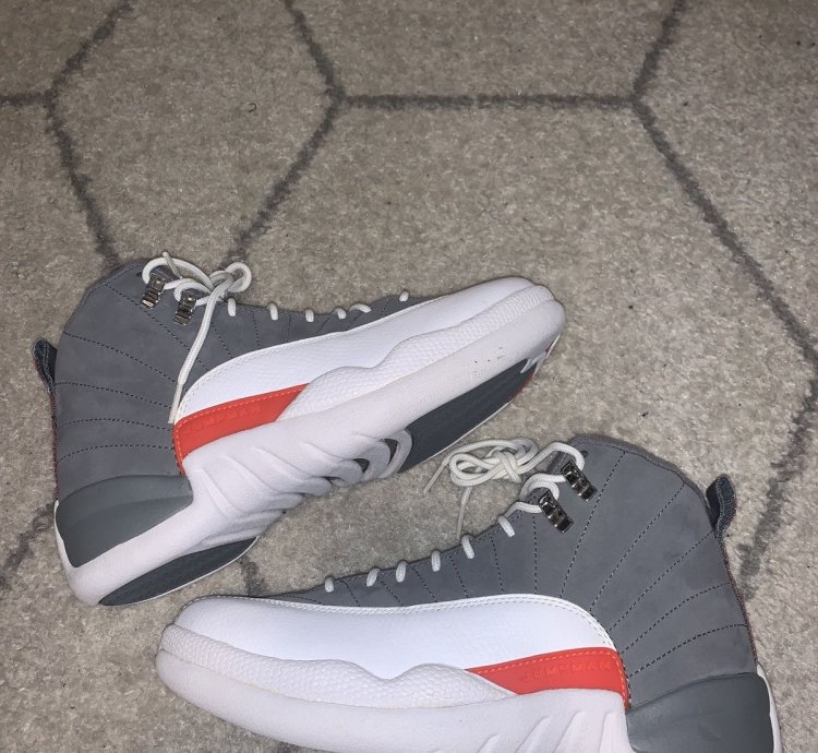Size 7 - Air Jordan 12 Cool Grey 2012
