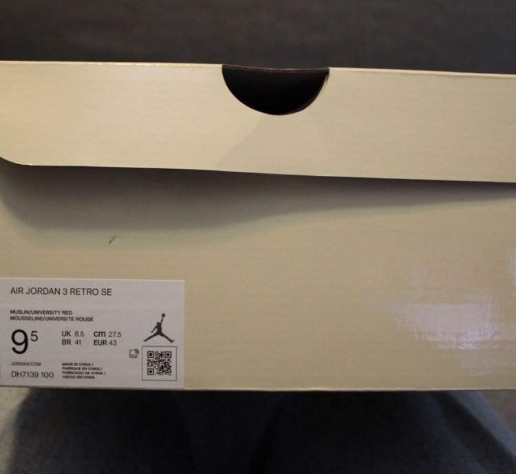 Air Jordan 3 Retro Muslin Ds
