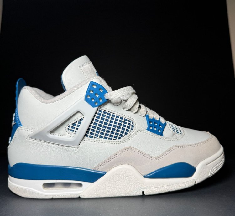 Size 8 5 - Air Jordan 4 Retro Military Blue 2024 Men Shoes