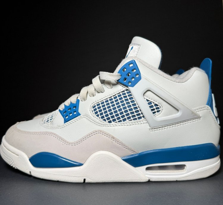 Size 8 5 - Air Jordan 4 Retro Military Blue 2024 Men Shoes