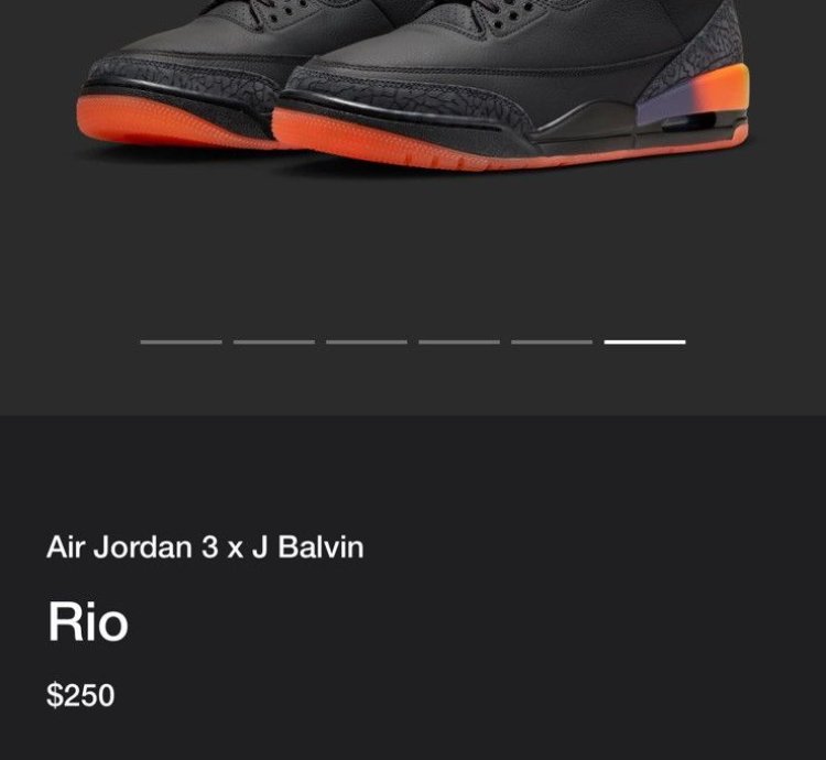 Air Jordan 3 Retro Balvin