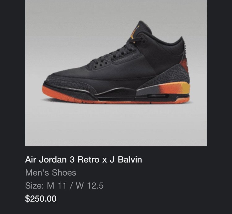Air Jordan 3 Retro Balvin