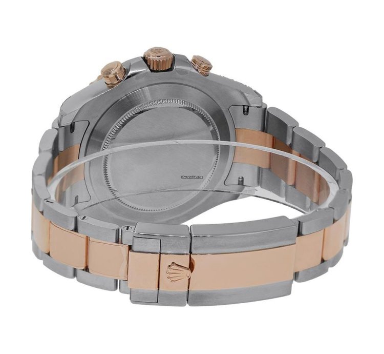 Rolex Yacht-master Ii 116681 Steel 18k Rose Gold Mercedes Hands White Dial 44 Mm