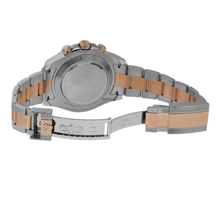 Rolex Yacht-master Ii 116681 Steel 18k Rose Gold Mercedes Hands White Dial 44 Mm