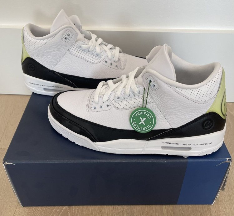 Air Jordan 3 Retro Fragment 10 5 New