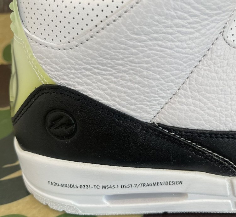 Air Jordan 3 Retro Fragment 10 5 New