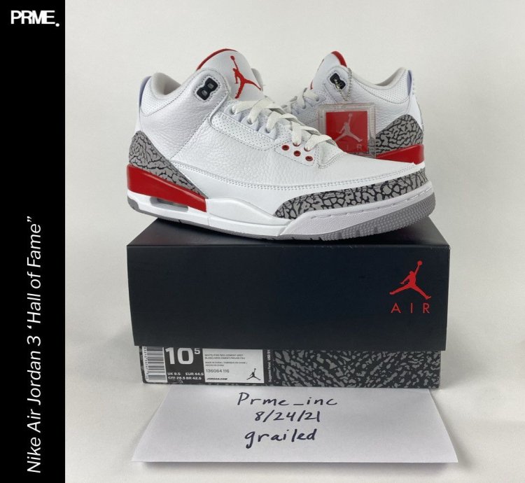 Air Jordan 3 Retro Hall Of Fame 2018 Brand New