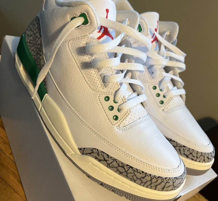 Air Jordan 3 Retro Lucky Green - 10 5 Men