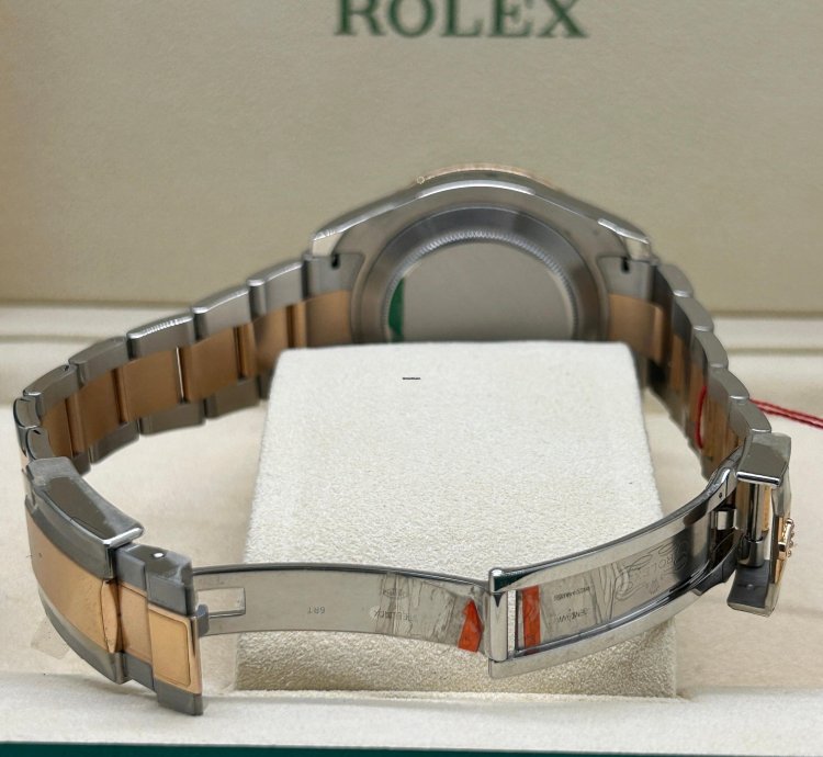 Rolex Yacht-master Ii 18 Kt Rose Gold Steel - Ref 116681 - New Stickers 2016