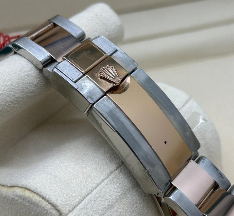 Rolex Yacht-master Ii 18 Kt Rose Gold Steel - Ref 116681 - New Stickers 2016