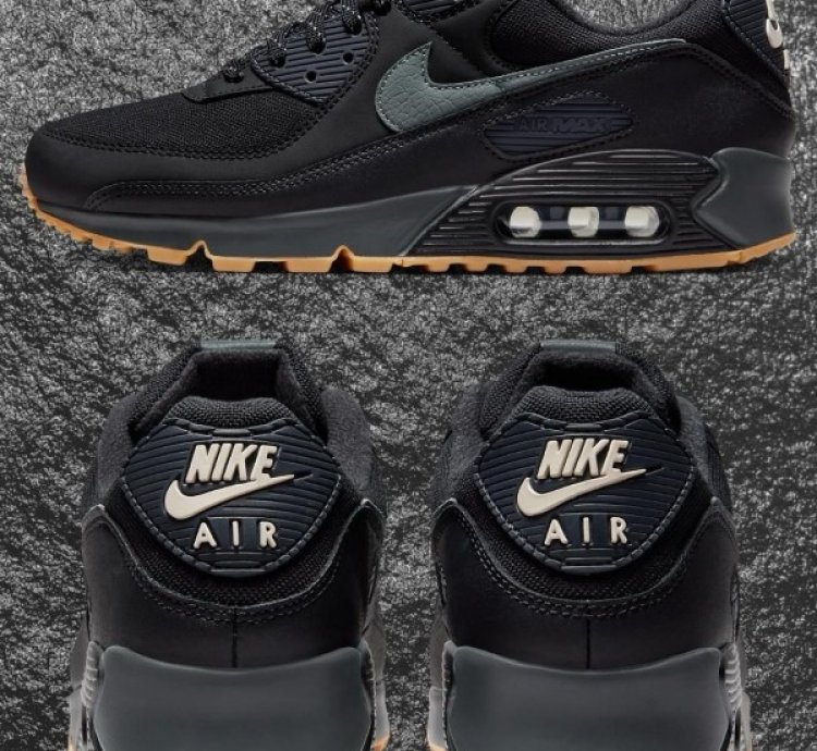 Nike Air Max 90 Black Gum Running Shoes