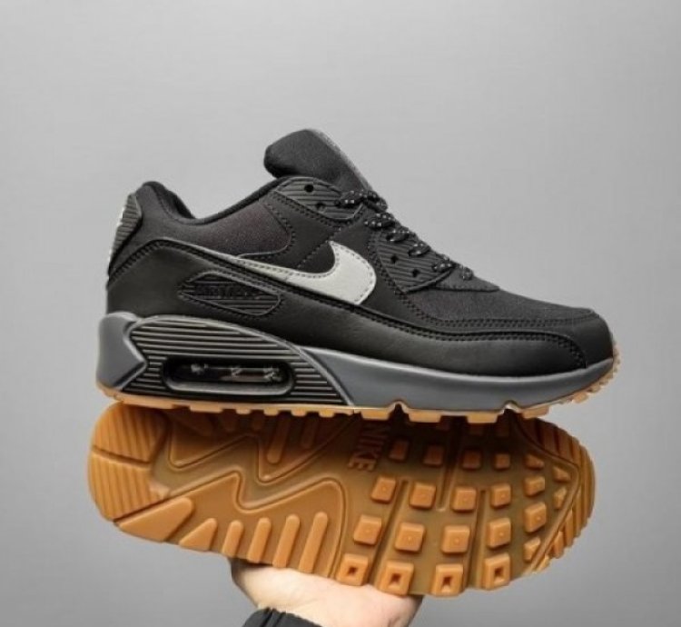 Nike Air Max 90 Black Gum Running Shoes