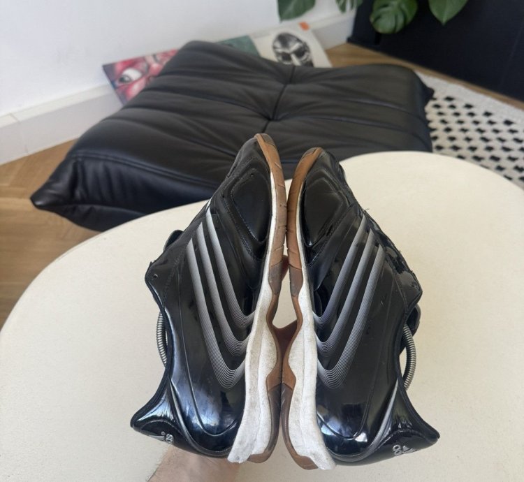 Vintage 00s 2005 Adidas F10 Y2k Soccer Football Shoes Black