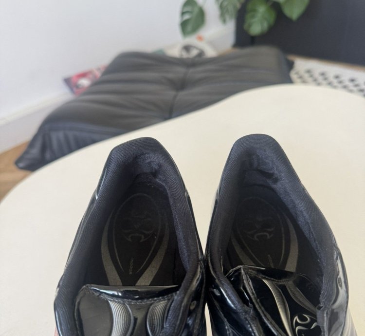 Vintage 00s 2005 Adidas F10 Y2k Soccer Football Shoes Black