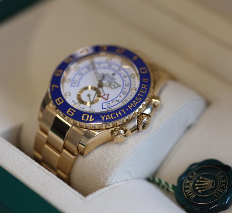 Rolex Yacht-master Ii 2018 Yellow Gold Yacht Master Ii Discontinued 116688