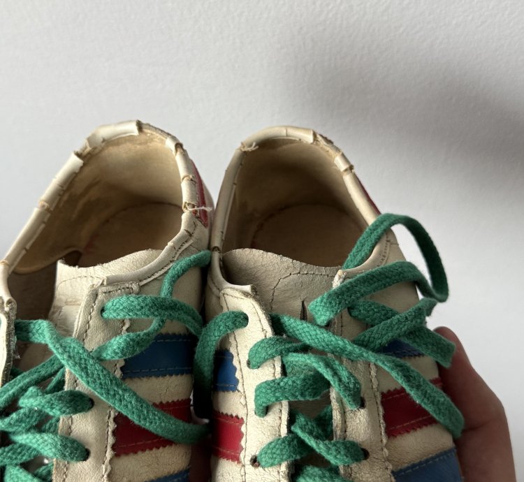 Vintage 1970 Adidas Super Rekord Shoes Made In Yugoslavia