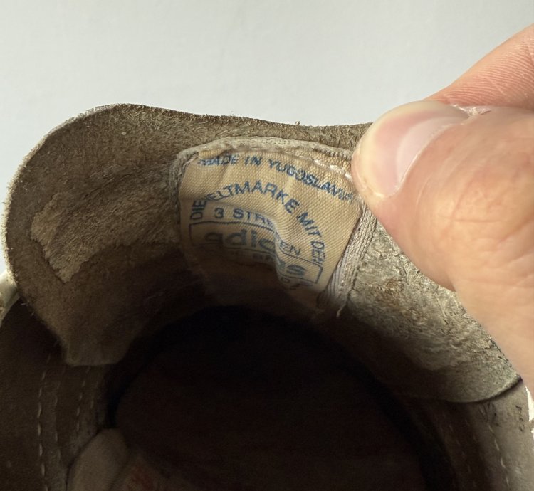 Vintage 1970 Adidas Super Rekord Shoes Made In Yugoslavia