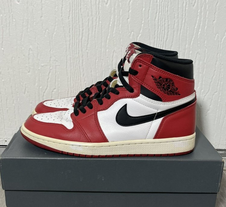 Size 9 - Jordan 1 Retro Og High Chicago 2015 Mens Sneakers
