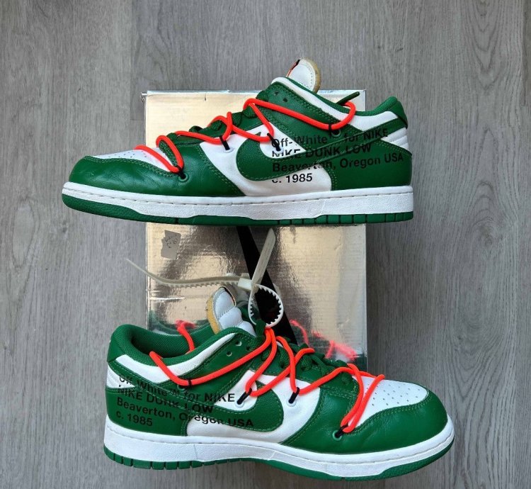 Size 9 - Nike Dunk Low Off-white Pine Green 2019 Virgil