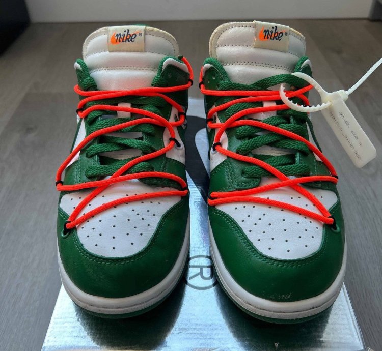 Size 9 - Nike Dunk Low Off-white Pine Green 2019 Virgil