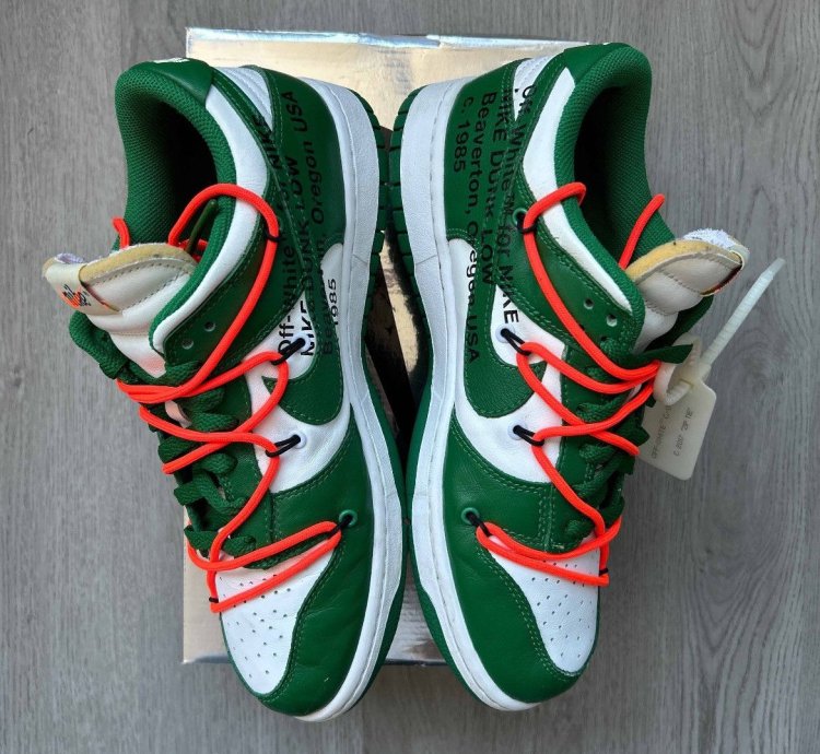 Size 9 - Nike Dunk Low Off-white Pine Green 2019 Virgil