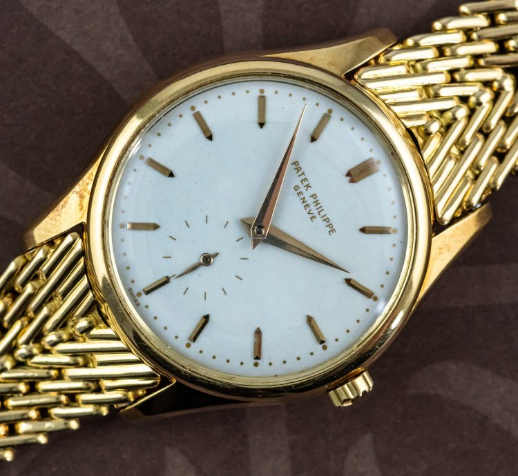 Patek Philippe Calatrava Very Rare 2526 1953 Mark Enamel Dial Caliber Pp 12-600at