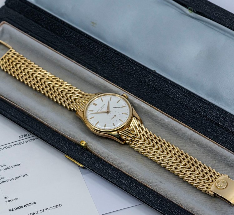 Patek Philippe Calatrava Very Rare 2526 1953 Mark Enamel Dial Caliber Pp 12-600at