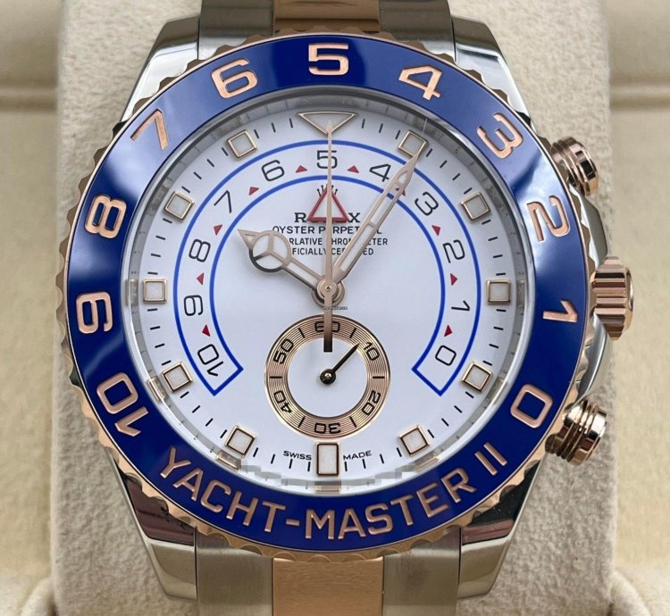 Rolex Yacht-master Ii 44mm Two Tone 116681 Unworn 2023