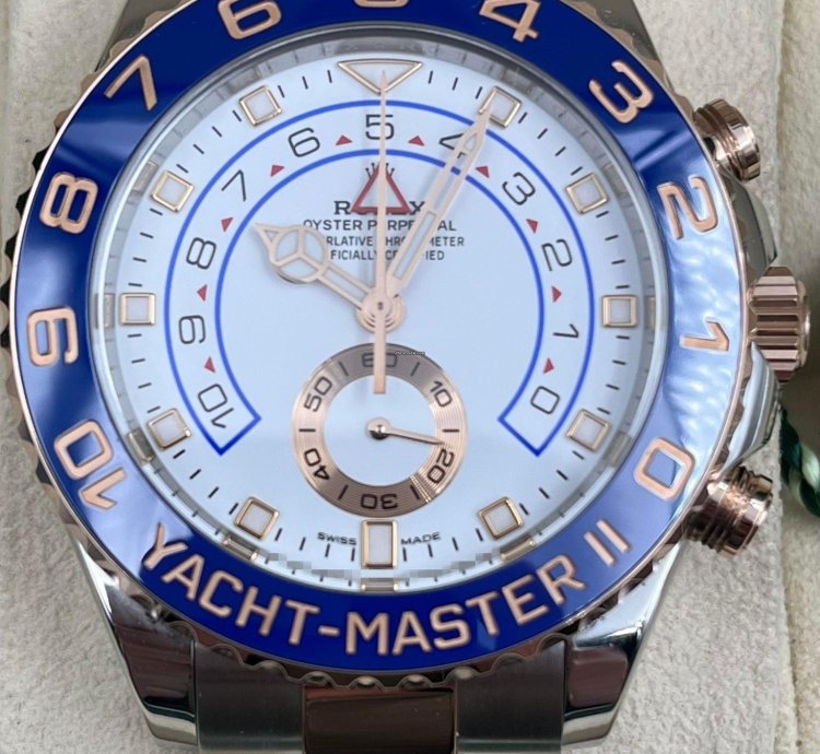 Rolex Yacht-master Ii 44mm Two Tone 116681 Unworn 2023