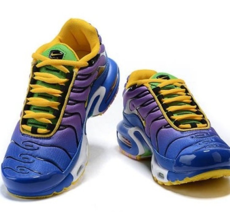 Nike Air Max Plus Soar Magic Flamingo Gold Purple Running Shoes
