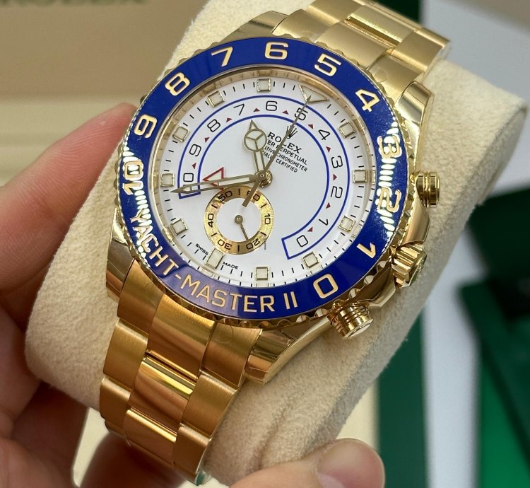 Rolex Yacht-master Ii 44mm Yellow Gold 116688