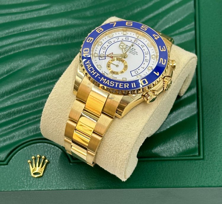 Rolex Yacht-master Ii 44mm Yellow Gold 116688